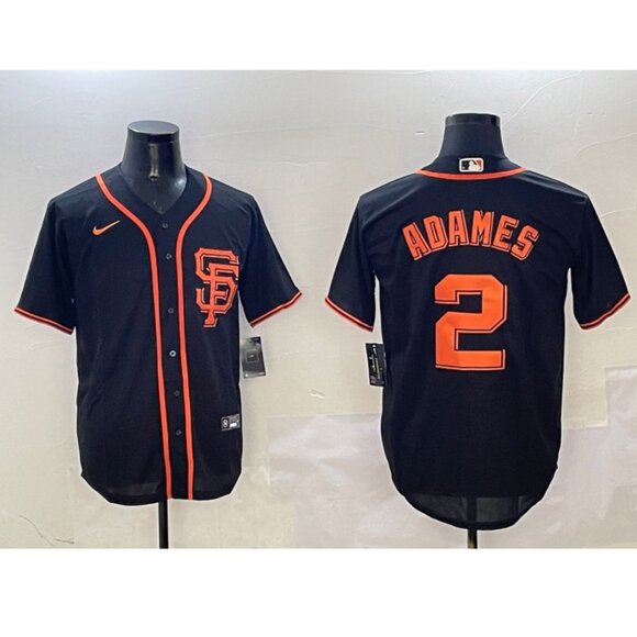 Mens Youths Kids Womens Willy Adames Black Stitched Jersey
